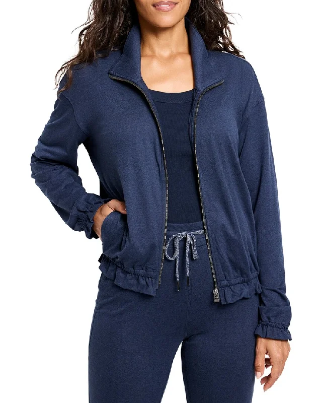 Price Break casual coatNic & Zoe Brushed Flow Zip Front Jacket