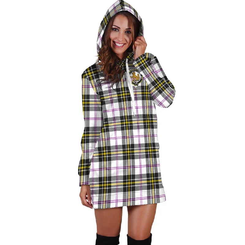 Exclusive Deal MacPherson Dress Modern Tartan Hoodie Dress with Family Crest
