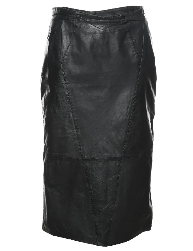Bonus Savings stylish blazer coatPencil Shape Leather Skirt - S