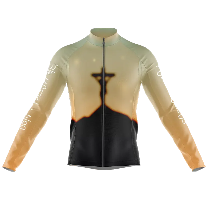 activewear hoodieDon't Follow Me, Follow Jesus V3 Long Sleeve Cycling Jersey