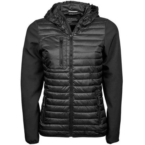 padded coatTee Jays Womens/Ladies Crossover Hooded Jacket