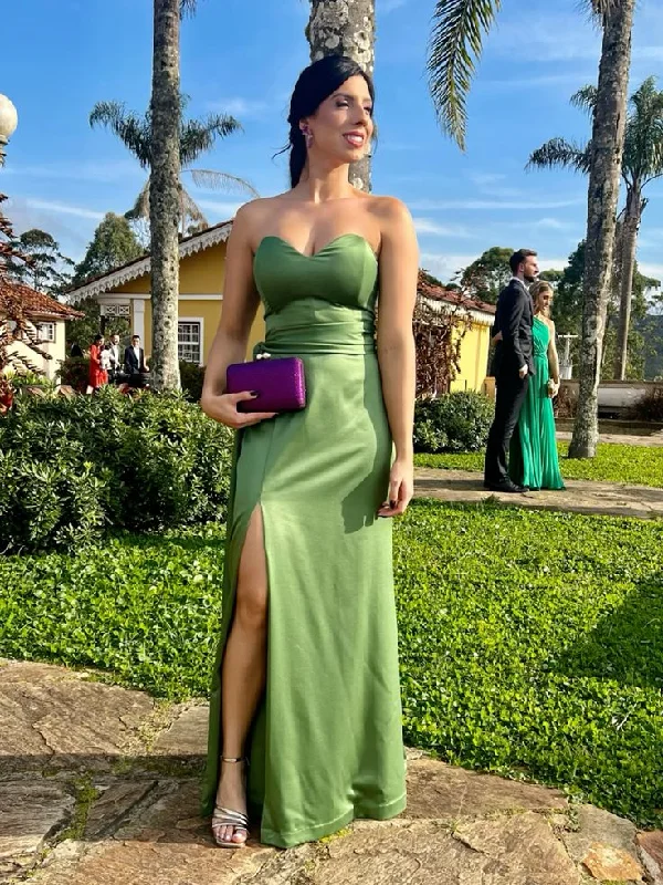 Weekend Deal casual shift dressOlive Green Sweetheart Neckline Sheath Prom Dress With Split,Olive Green Bridesmaid Dress Y6794 Weekend Deal casual shift dressOlive Green Sweetheart Neckline Sheath Prom Dress With Split,Olive Green Bridesmaid Dress Y6794