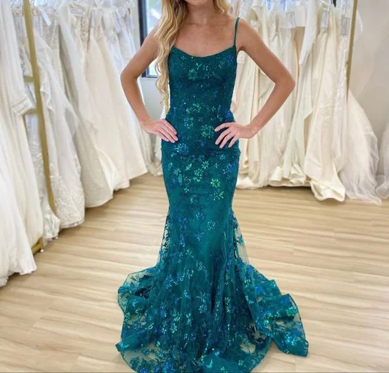 casual evening dressChic Sleeveless Mermaid Prom Dress,Attractive Evening Gown Y7368