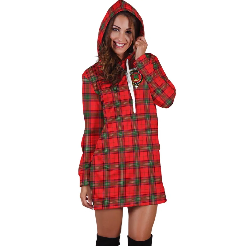 Weekend Special Seton Modern Tartan Hoodie Dress with Family Crest
