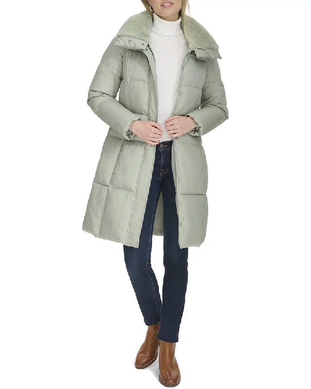 Price Drop cold weather jacketCole Haan Shimmer Channel Coat