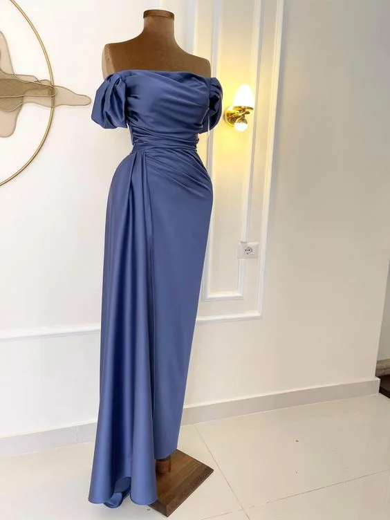 wrap dressClassy Off The Shoulder Sheath Evening Dress,Reception Dress Y7324