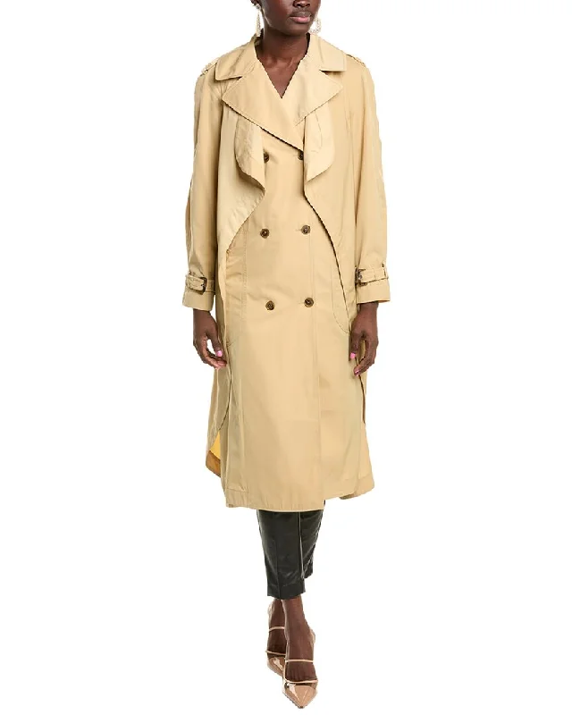 stylish peacoatAlberta Ferretti Trench Coat