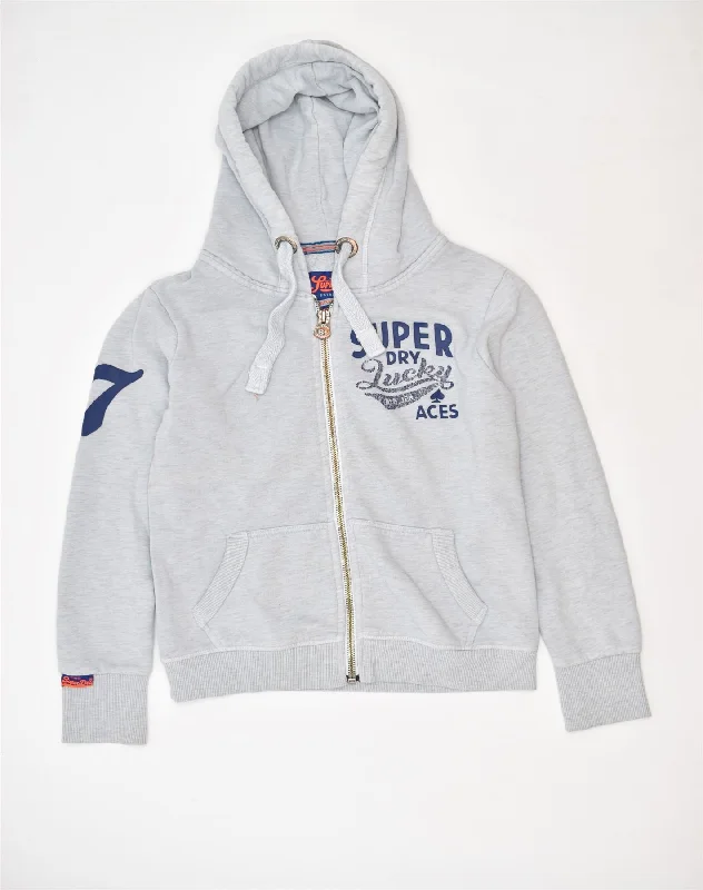 Major Savings modern athletic hoodieSUPERDRY Womens Zip Hoodie Sweater UK 6 XS Grey Cotton Major Savings modern athletic hoodieSUPERDRY Womens Zip Hoodie Sweater UK 6 XS Grey Cotton