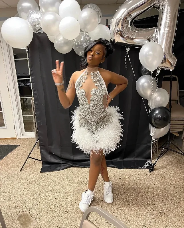 Epic Deals form-fitting dressFeather Sexy See Through Short Black Girl Prom Dresses Beaded African Cocktail Dresses Women Party Gowns Birthday Homecoming Epic Deals form-fitting dressFeather Sexy See Through Short Black Girl Prom Dresses Beaded African Cocktail Dresses Women Party Gowns Birthday Homecoming