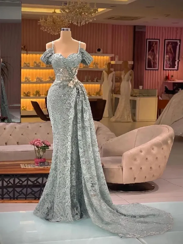 Clearance Items sophisticated dressElegant Blue Lace Mermaid Prom Dresses Spaghetti Strap Sweetheart Appliques Dubai Arab Long Train Formal Evening Party Gown Clearance Items sophisticated dressElegant Blue Lace Mermaid Prom Dresses Spaghetti Strap Sweetheart Appliques Dubai Arab Long Train Formal Evening Party Gown