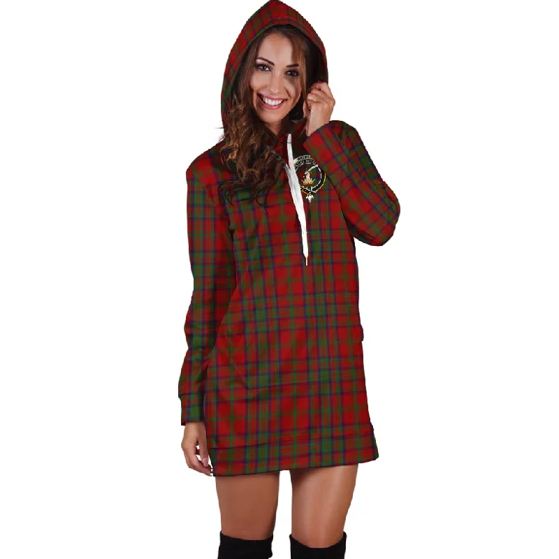 Deep Discounts Matheson Dress Tartan Hoodie Dress with Family Crest