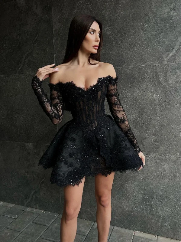 Savings Galore casual midi dressClassic Women's Evening Dresses Beaded Appliques Short style skirt For Party Elegant And Mysterious Lace Cocktail Gowns Savings Galore casual midi dressClassic Women's Evening Dresses Beaded Appliques Short style skirt For Party Elegant And Mysterious Lace Cocktail Gowns