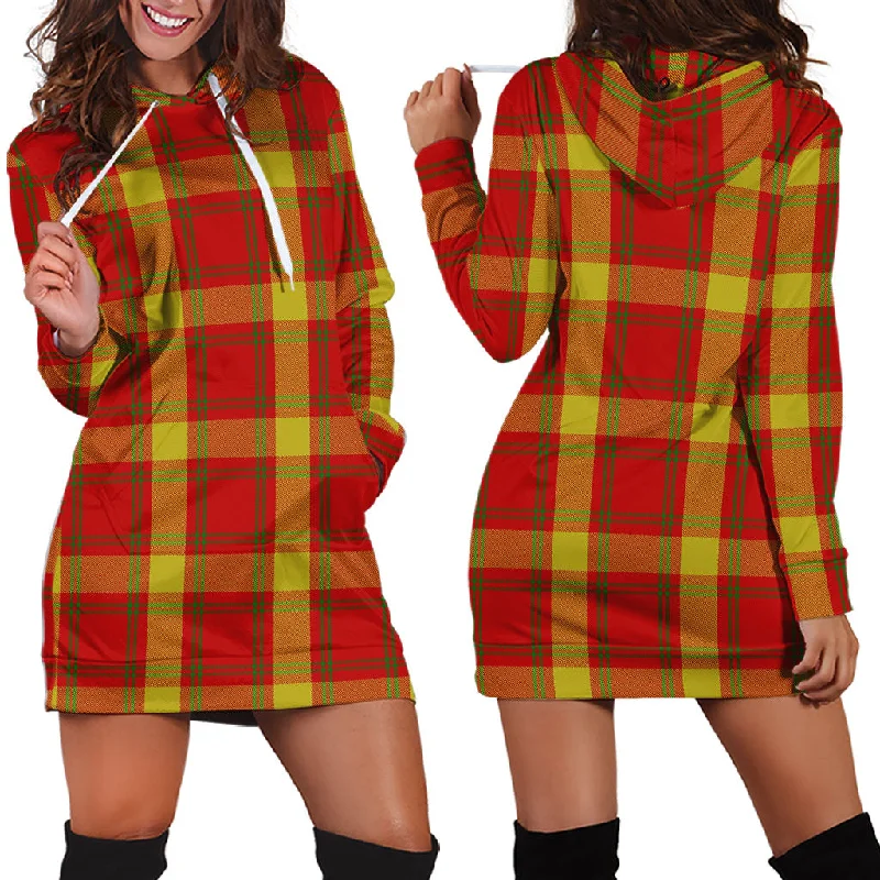 Savings Bonanza Maguire Modern Tartan Hoodie Dress