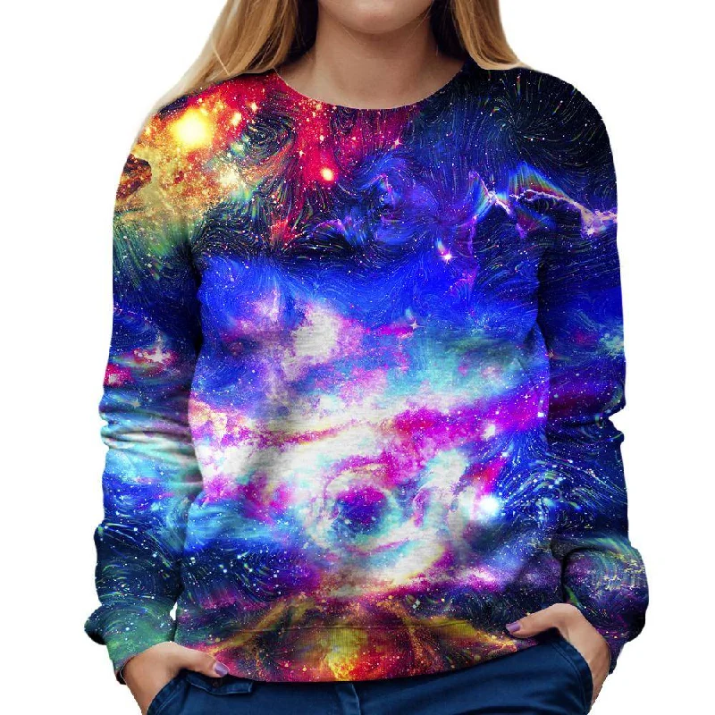 fashionable gym hoodieLucid Galaxy Womens Sweatshirt