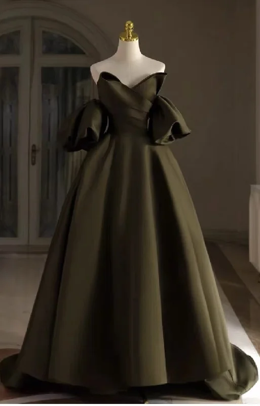 Great Bargains casual knit dressSatin Bridal Dress,Unique Wedding Dress,Army Green Bridal Dress Y6813 Great Bargains casual knit dressSatin Bridal Dress,Unique Wedding Dress,Army Green Bridal Dress Y6813