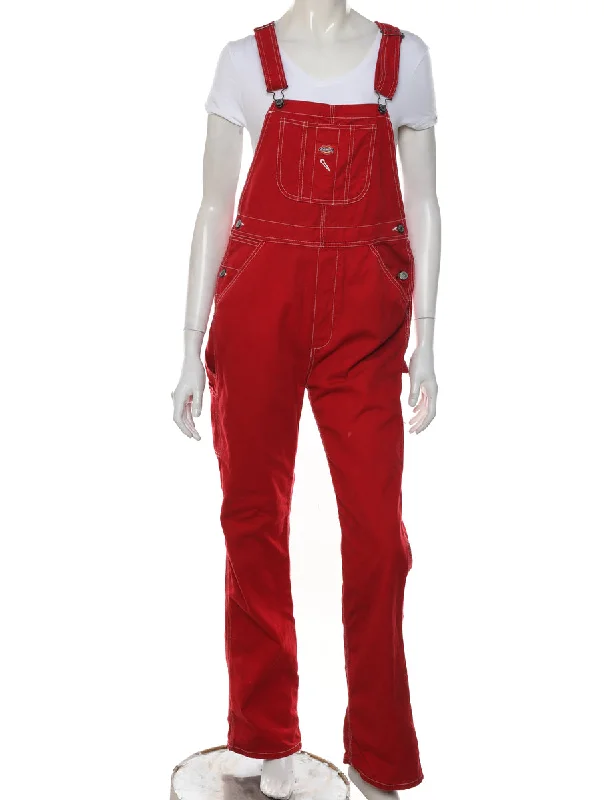 Deal of the Day trendy bomber coatDickies Red Dungarees - W34 L30