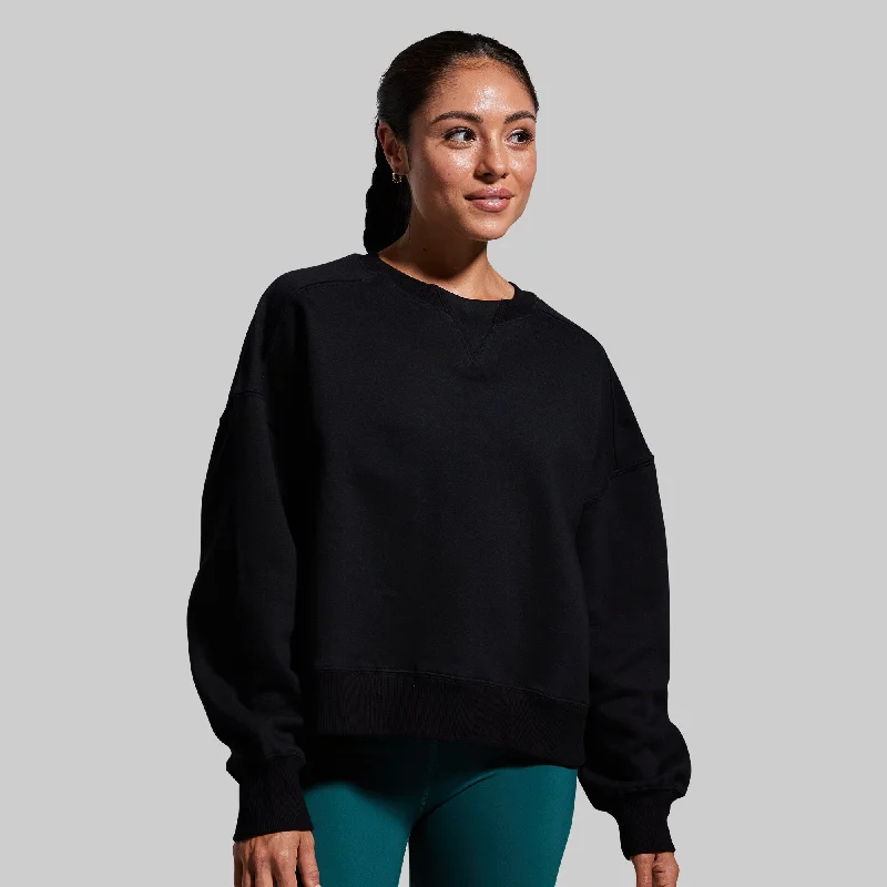 Deep Discounts fashion hooded jacketPump Sweatshirt (Black)