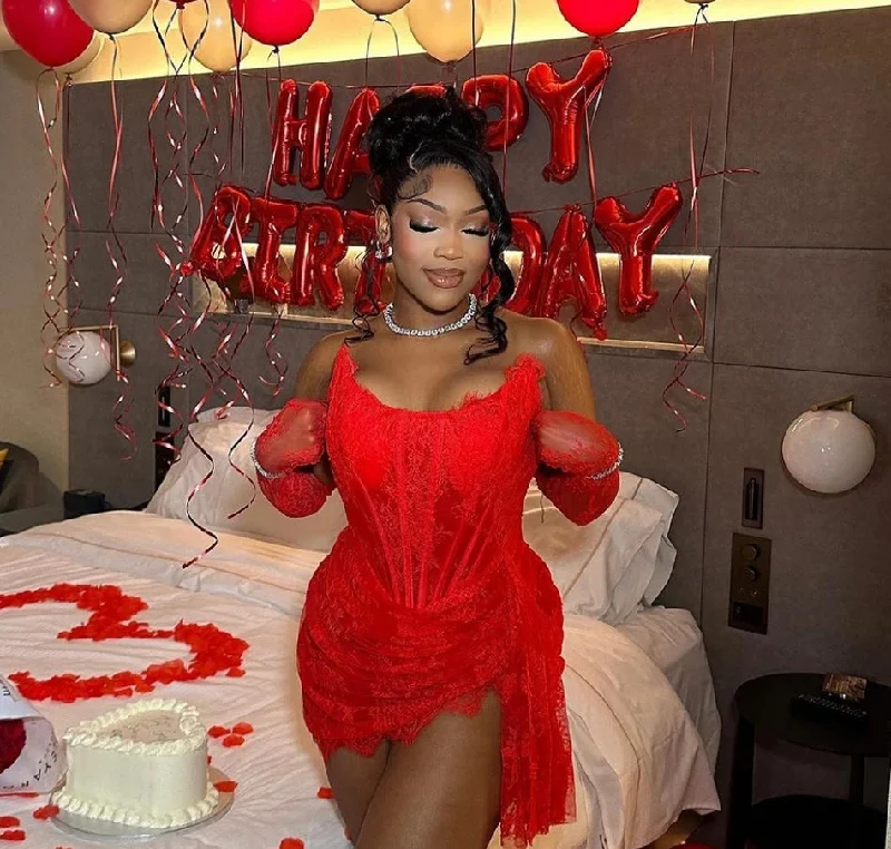 Super Bargain evening dressMermaid Birthday Evening Dress for Black Girl Strapless Lace Short Prom Gowns Africa for Special Club Party Occasion Gown Super Bargain evening dressMermaid Birthday Evening Dress for Black Girl Strapless Lace Short Prom Gowns Africa for Special Club Party Occasion Gown