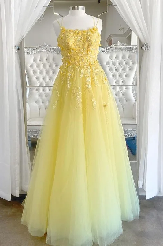 Seasonal Clearance floral wrap dressPrincess Yellow A-line Sequins and Floral Long Prom Gown Seasonal Clearance floral wrap dressPrincess Yellow A-line Sequins and Floral Long Prom Gown
