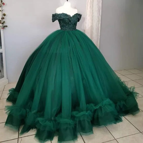 Markdowns one-shoulder dressOff The Shoulder Green Ball Gown,Green Sweet 16 Dress Y7145 Markdowns one-shoulder dressOff The Shoulder Green Ball Gown,Green Sweet 16 Dress Y7145