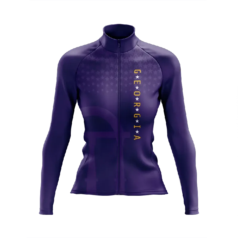 Can't Miss comfy workout sweatshirtWomen's Georgia Long Sleeve Cycling Jersey