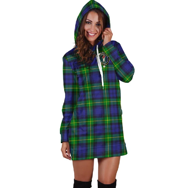 Unbeatable Prices Meldrum Tartan Hoodie Dress with Family Crest