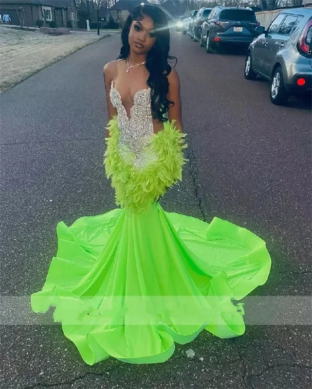 Fantastic Offers relaxed fit dressSparkly Lime Green Prom Dress For Black Girls Sheer Mesh Glitter Bead Crystal Rhinestone Feathers Wedding Gown Birthday Party Fantastic Offers relaxed fit dressSparkly Lime Green Prom Dress For Black Girls Sheer Mesh Glitter Bead Crystal Rhinestone Feathers Wedding Gown Birthday Party