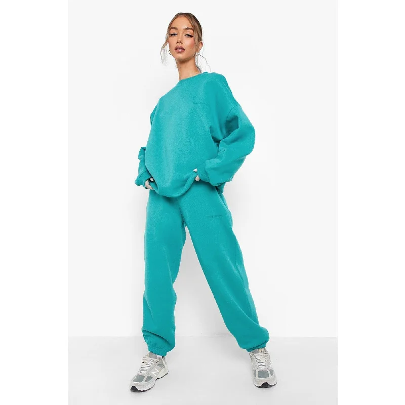 Fantastic Offers chic active hoodieDSGN STUDIO Logo Green Sweatshirt