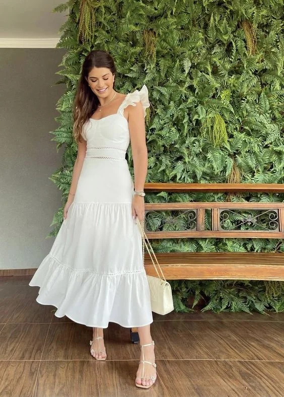 Exclusive Savings evening dressCharming White A-line Prom Dress,White Party Gown Y6830 Exclusive Savings evening dressCharming White A-line Prom Dress,White Party Gown Y6830