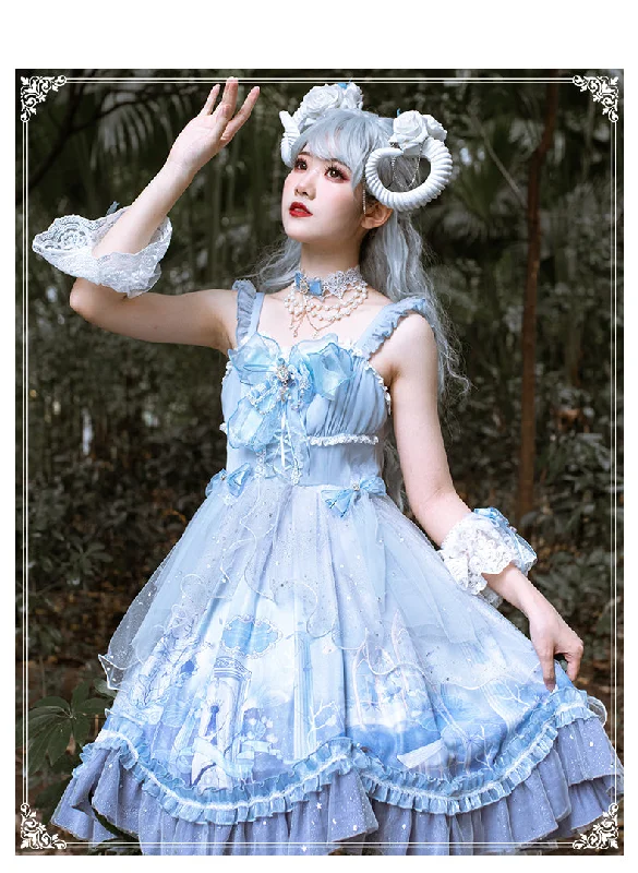 Value Deals structured dressYingLuoFu~Journey With Whales~Kawaii Lolita JSK