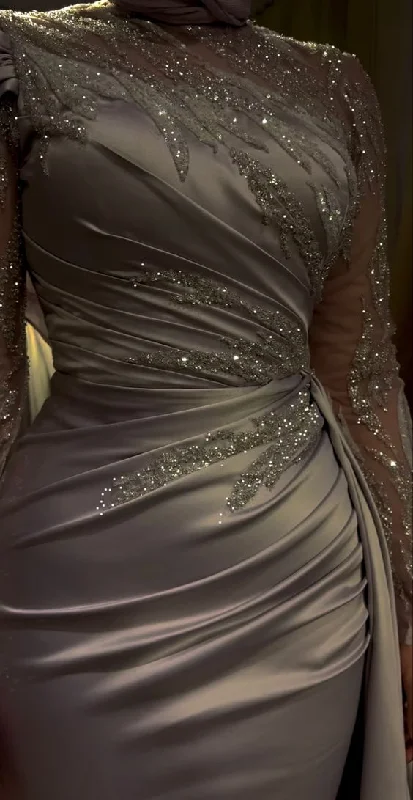 Special Discount A-line dressElegant Mermaid Long Sleeves Evening Dress,Glam Dress Y6717 Special Discount A-line dressElegant Mermaid Long Sleeves Evening Dress,Glam Dress Y6717