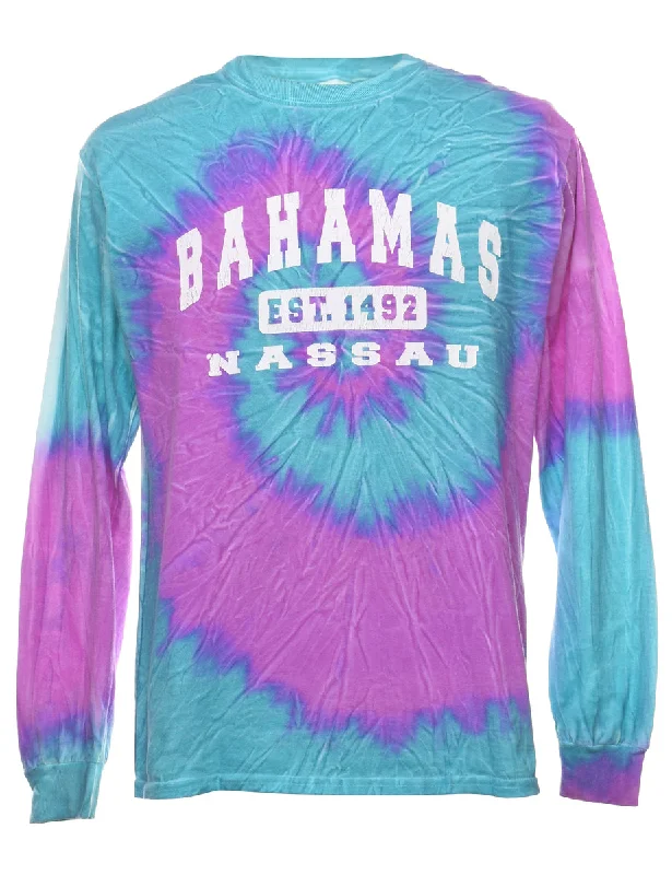 vintage coatPurple Bahamas NASSAU Tie Dye T-shirt - M