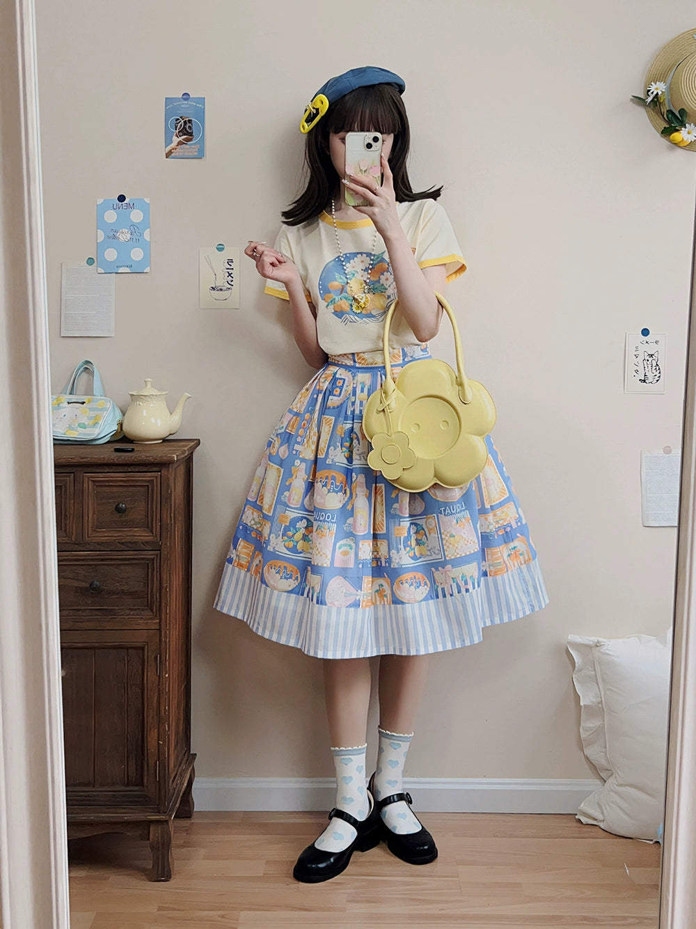 Instant Savings puff sleeve dressMiss Point~Daisy Lemon~Kawaii Lolita Lemon Print Skirt Customized Instant Savings puff sleeve dressMiss Point~Daisy Lemon~Kawaii Lolita Lemon Print Skirt Customized