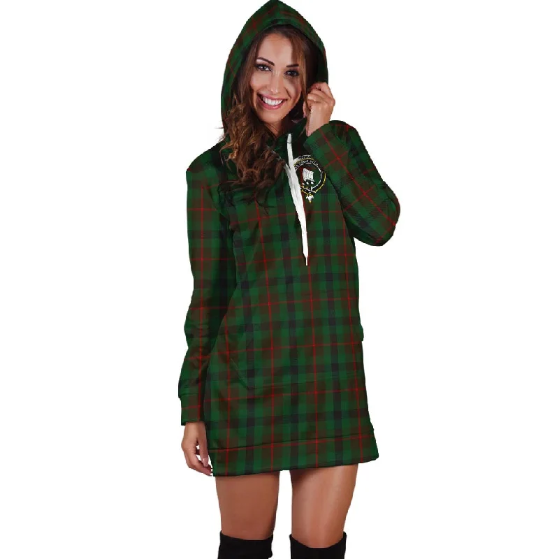 Online Specials Tennant Tartan Hoodie Dress with Family Crest