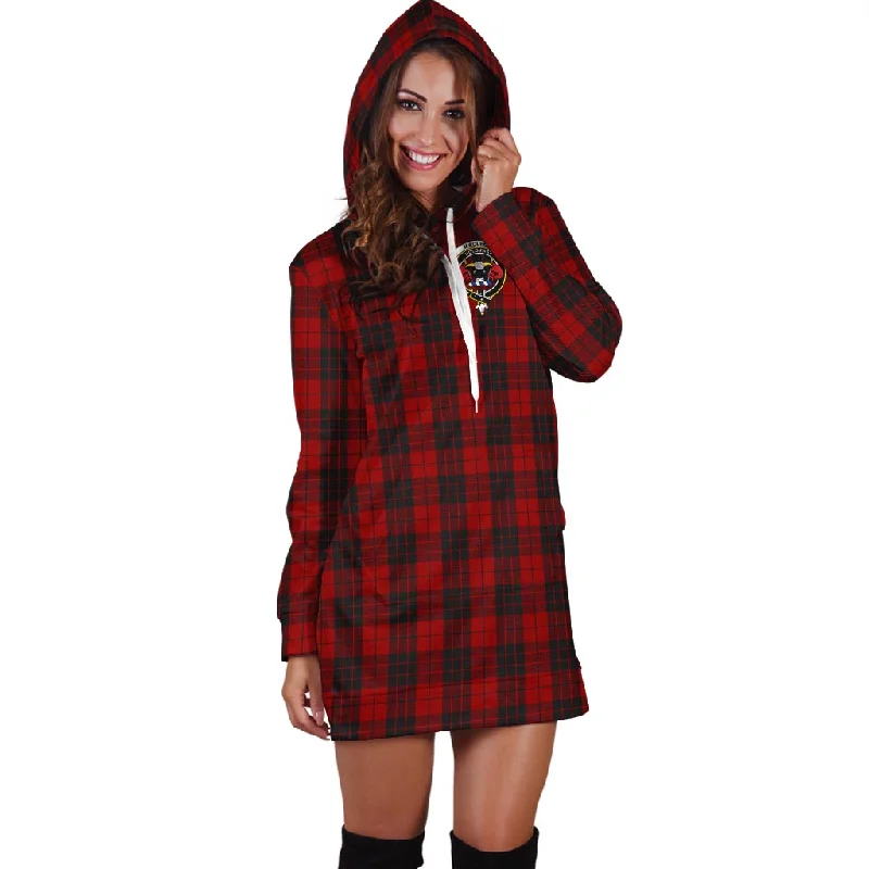 Can't Be Beat MacLeod of Raasay Highland Tartan Hoodie Dress with Family Crest