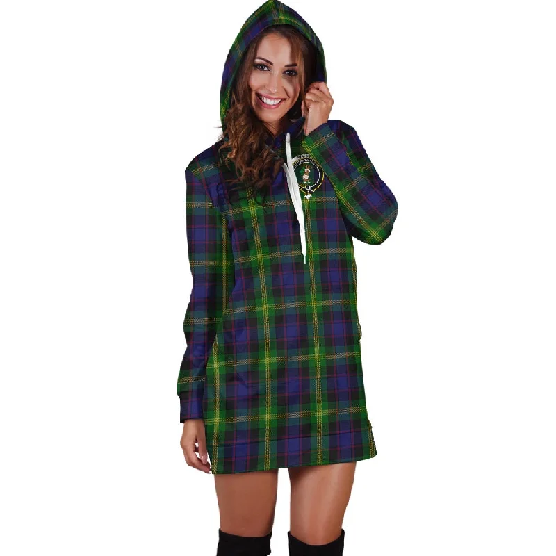 Limited Time Offer Watson Tartan Hoodie Dress with Family Crest