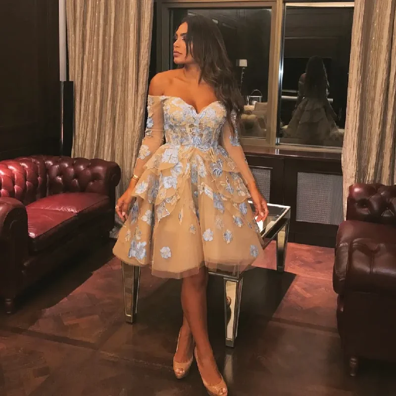 Mega Deal oversized dressPretty Champagne Floral Lace Short Women Maxi Dresses ToBirthday Holiday Party See Thru Full Sleeves Bloom Cocktail Dress Mega Deal oversized dressPretty Champagne Floral Lace Short Women Maxi Dresses ToBirthday Holiday Party See Thru Full Sleeves Bloom Cocktail Dress