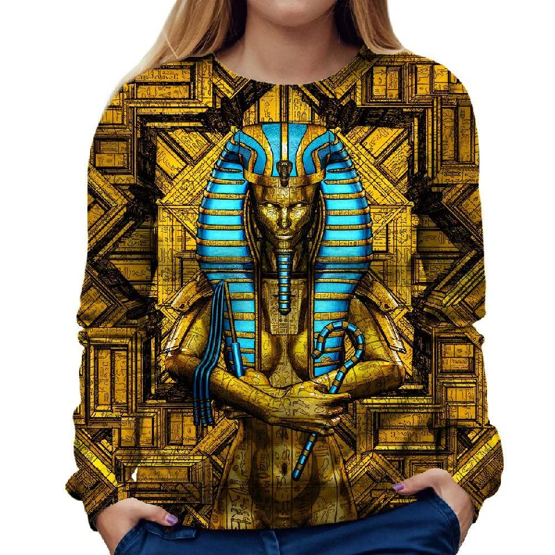 stylish athletic hoodieSacred Queen Pharaoh Womens Sweatshirt