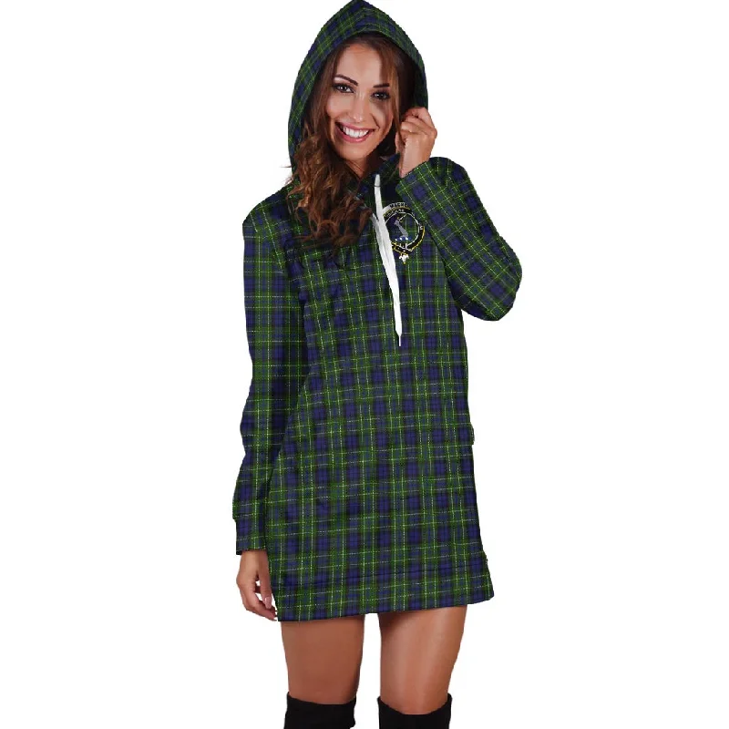 Overstock MacNeil of Colonsay Tartan Hoodie Dress with Family Crest