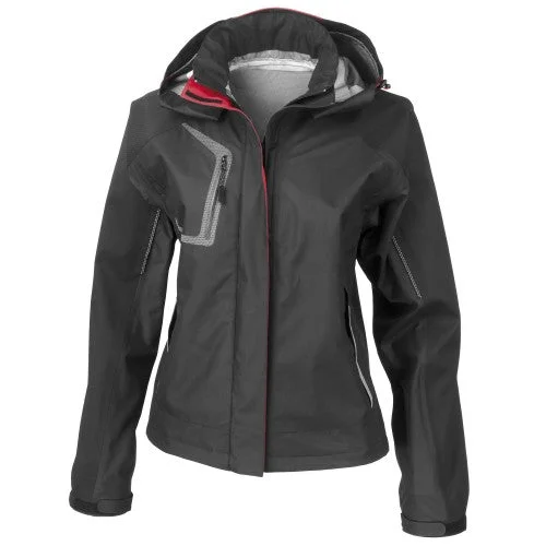 Closeout trendy puffer coatSpiro Womens/Ladies Nero Premium Outdoor Sports Jacket (Waterproof & Breathable)