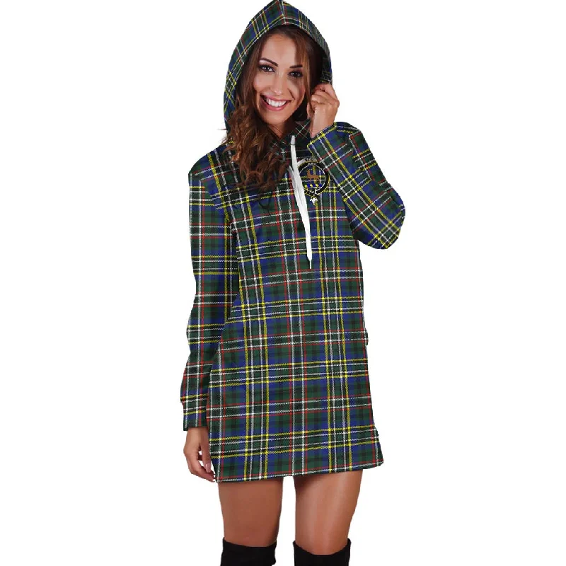 Unbeatable Prices Scott Green Modern Tartan Hoodie Dress with Family Crest