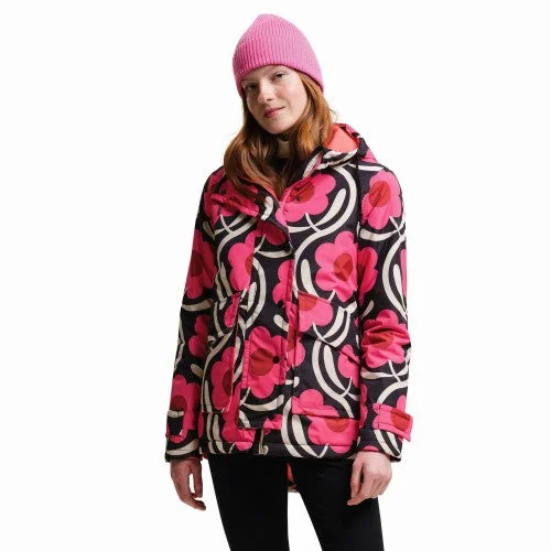 premium coatRegatta Womens/Ladies Orla Kiely Swing Floral Waterproof Jacket