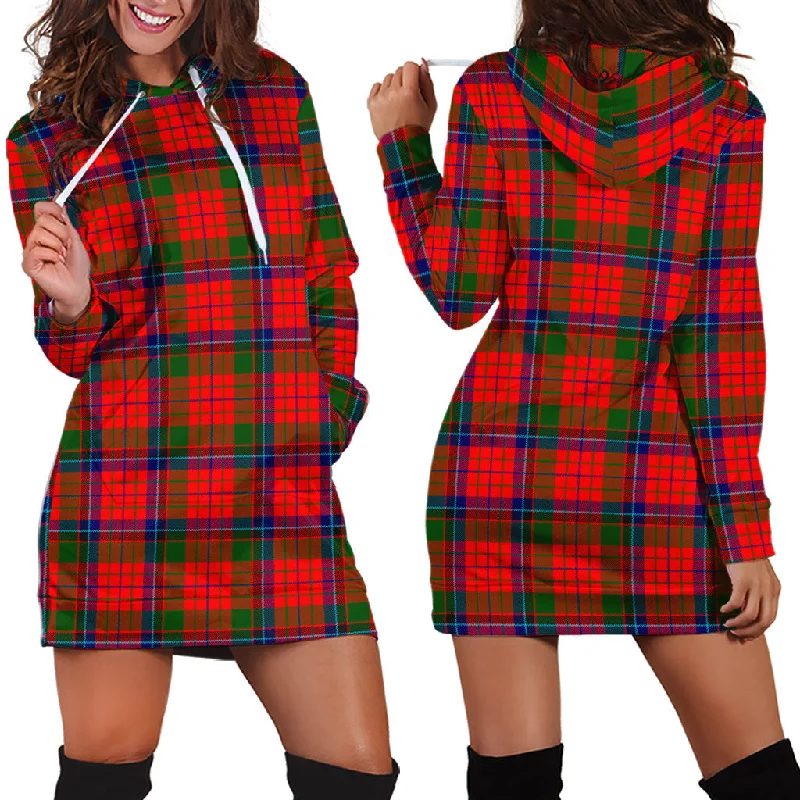 Online Exclusive Nicolson Modern Tartan Hoodie Dress