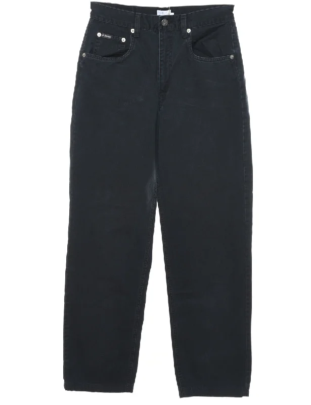 Price Blitz classic zip-up coatCalvin Klein Tapered Black Trousers - W28 L29