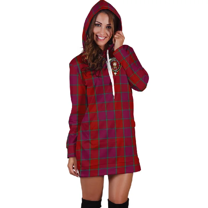 Deep Discounts MacNab Old Tartan Hoodie Dress with Family Crest