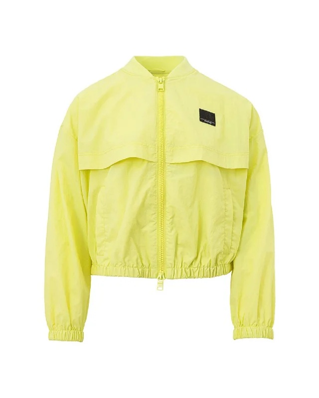 stylish peacoatArmani Exchange  Women's Lightweight Bomber Jacket - Yellow