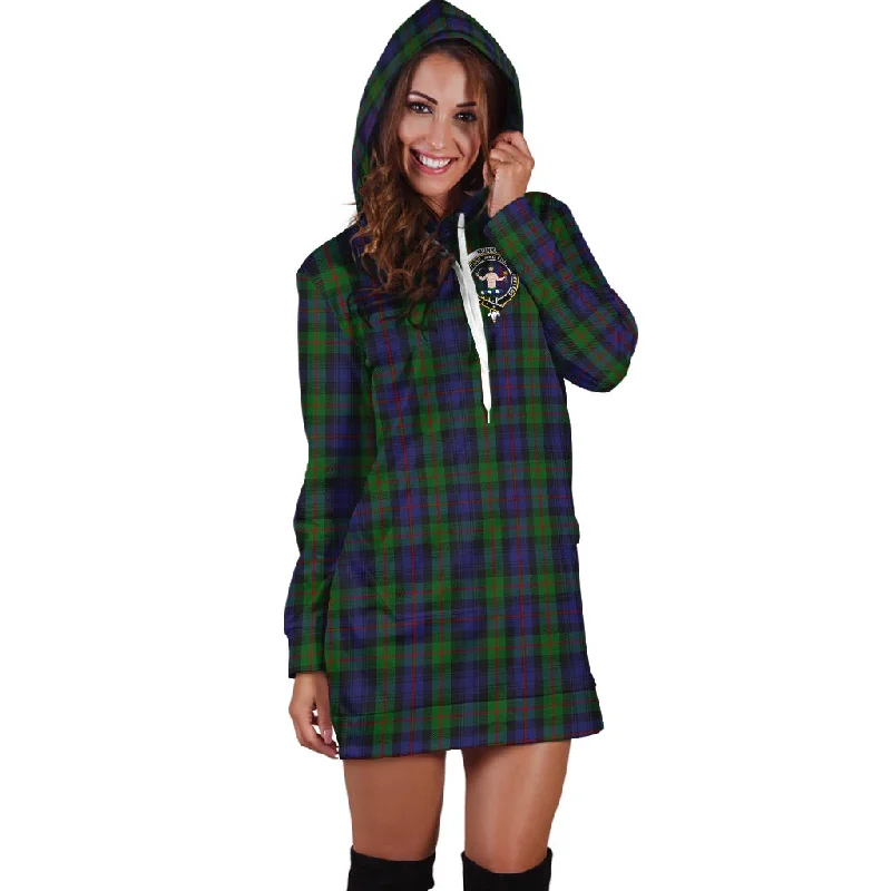 Deal of the Day Murray Tartan Hoodie Dress with Family Crest