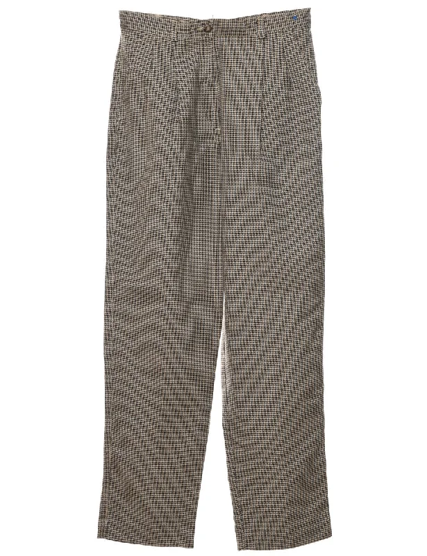 Price Smash padded puffer coatDogtooth Design Light Brown & Dark Brown Trousers - W30 L29 Price Smash padded puffer coatDogtooth Design Light Brown & Dark Brown Trousers - W30 L29