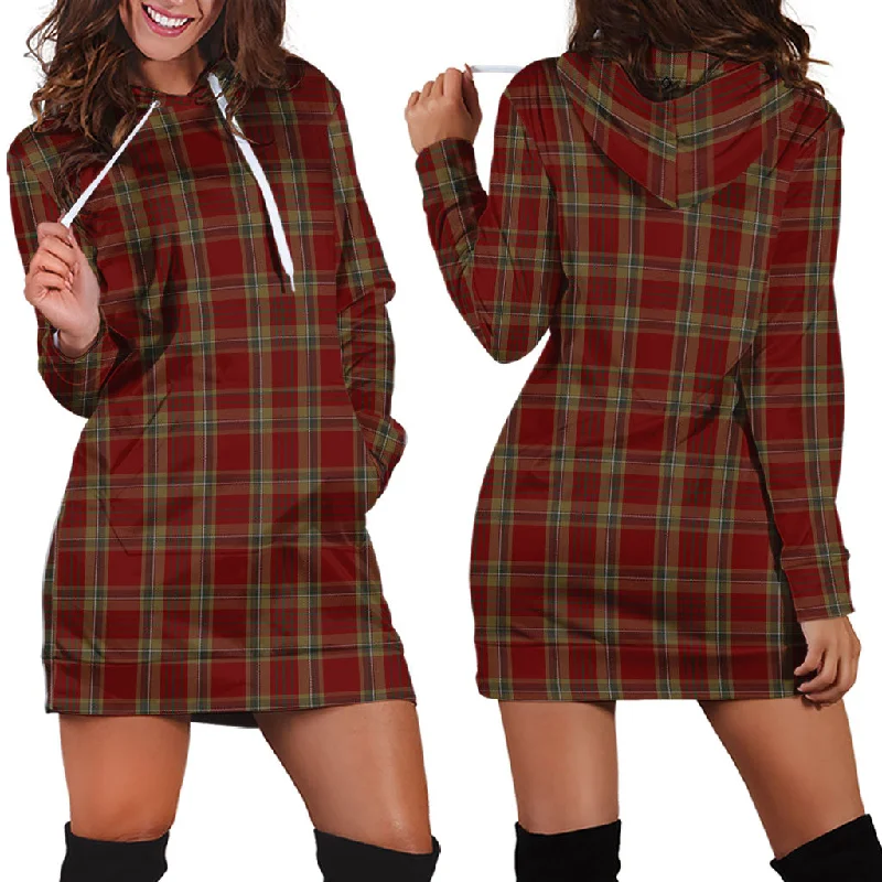 Final Clearance Tyrone County Ireland Tartan Hoodie Dress