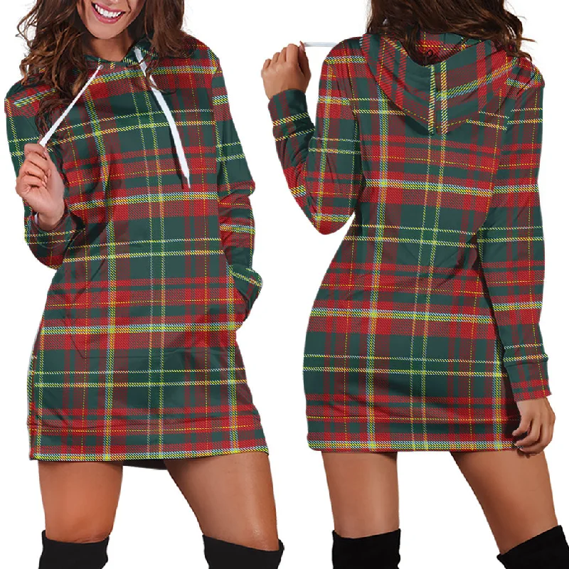 Clearance Event New Brunswick Province Canada Tartan Hoodie Dress